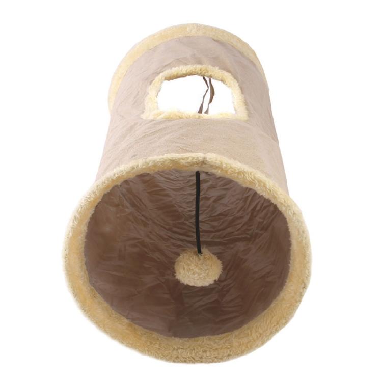Cats Tunnel Toy Interactive Toy Soft Foldable Storable Suede Cats Tunnel P