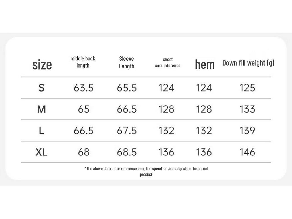 Kurze Entendaunenjacke für Damen von XueZhongFei