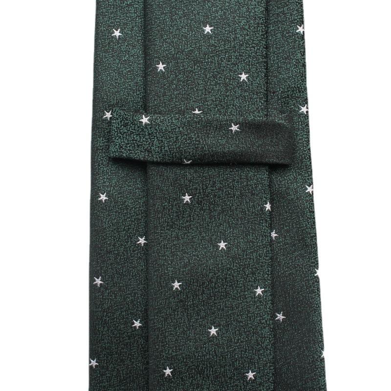 Rael Green Series Tie 8Cm Polyester Silk Business Suit Jacquard Tie Bulk Tie