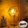 LED Iron Art Shape Lamp White Light Retro Decorative Ornament Night Light for Home Bedside