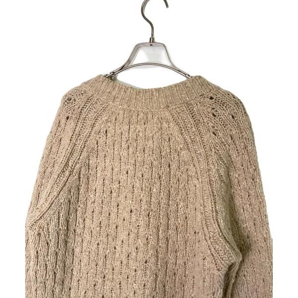 Used MM6 Maison Margiela Mohair Angora Blend V-Neck Cable Knit