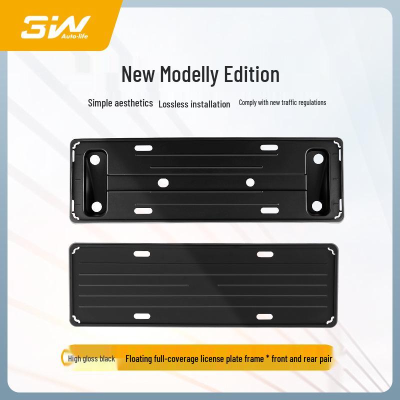 3W Full Coverage License Plate Frame for Tesla Model 3/Y (Refresh)