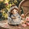 Kreative Filz Bastelsets für Erwachsene Patchwork Puppe DIY Set Niedliche Stoff Stofftier Nähaktivität Stressabbau Blumenmädchen Set Erwachsene Handgemacht