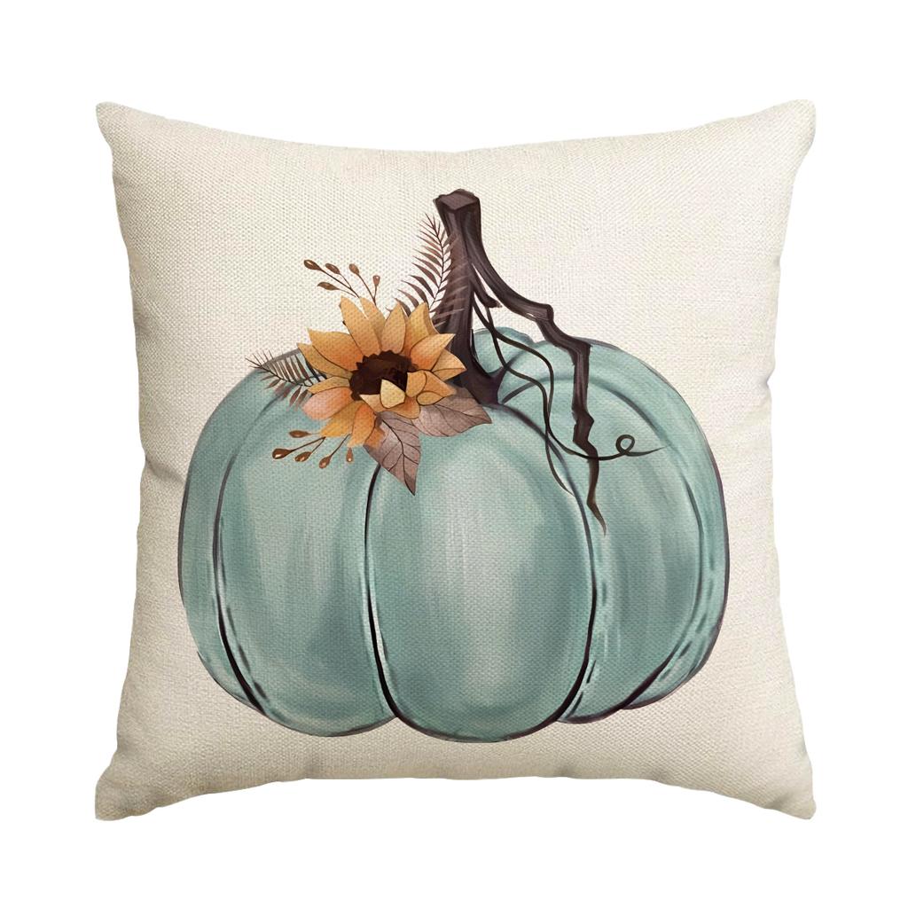 1/4pcs Autumn Thanksgiving Pillow Cover, Home Sofa Cushion Cover, Suitable for Bedroom, Room, Living Room (No Pillow Core)