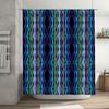 Colorful stripes abstract pattern waterproof shower curtain bathroom curtain waterproof and mildew proof shower curtain