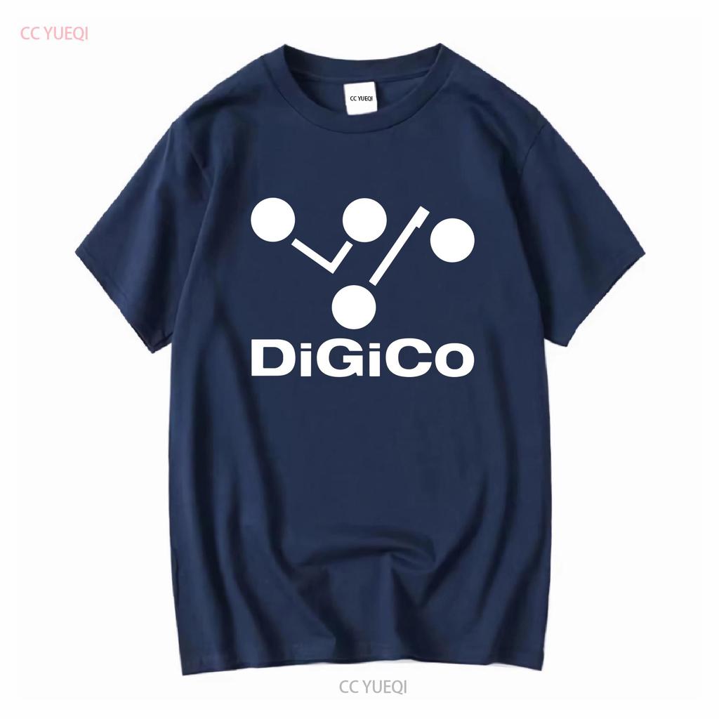 New T Shirt DiGiCo Creative Mixing Audio Logo Men's USA Size S to 5XL long or short sleeves vintage Washed streetwear Slightly