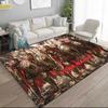 1PC Custom Name "Gladiator Warrior Armor" Theme Floor Mat Ideal for Living Room, Game Rooms, Office, Bedroom,Floor Mat Playful Design