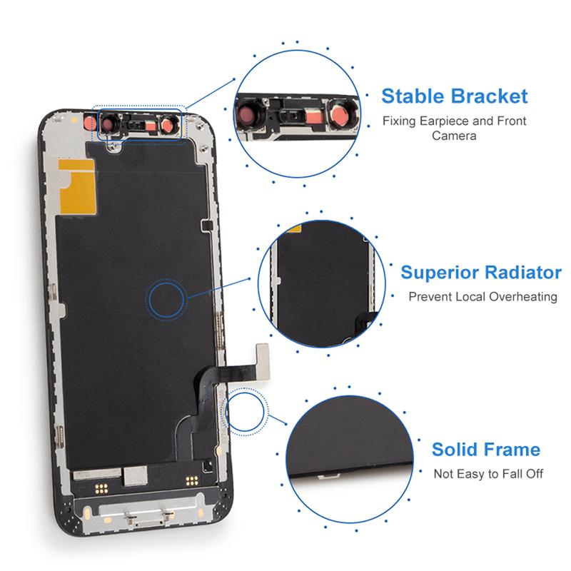 OLED For iPhone 12 Mini LCD Touch Screen For iPhone 12 Mini LCD Display Screen Digitizer Assembly Replacement Parts A2399 A2176