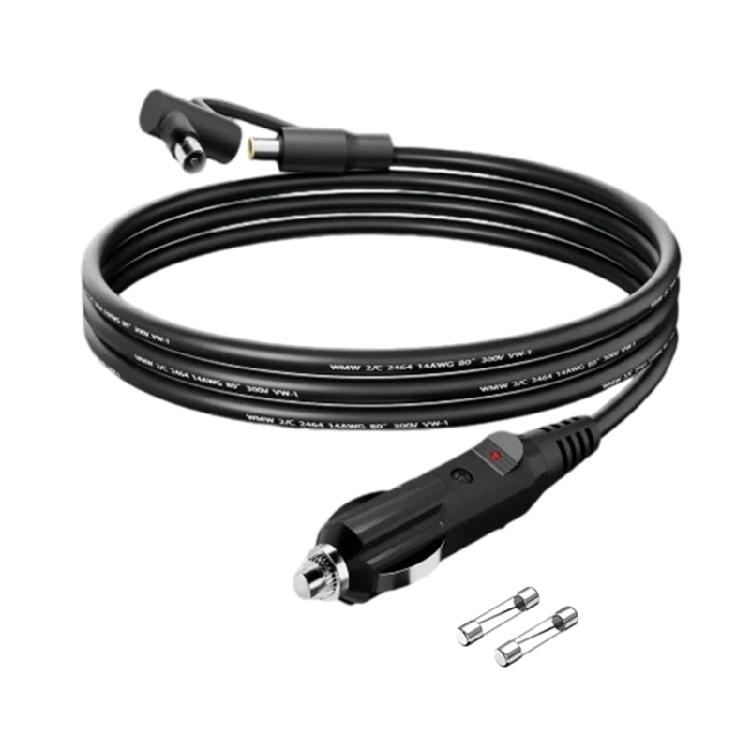 

Practical Vehicle Charging Wire Power Cord for Anti Scratch Surfaces Devices Compatibility Design Plastic Texture
