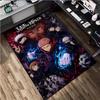 Jujutsu Kaisen Characters Home Carpet Office Decorative Carpet For Living Room Bedroom Door Mat Floor Rug Computer Chair Area Rug