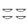 Red Carbon Fiber Air Conditioner Outlet Trim Cover Car Interiors Accessories Decoration Sticker For Benz M-class W164 2005-2011