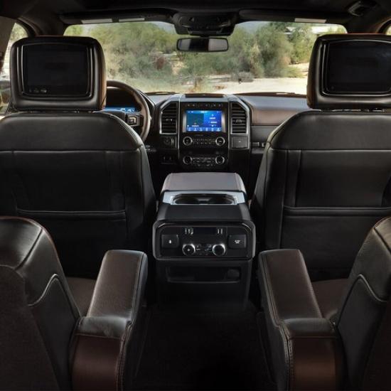 Rear Console Back Control Control Panel Trim Cover Bezel For Ford Expedition 22+