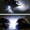 2 PCS LED Leuchtende Angelhandschuhe Outdoor Nachtangeln Taschenlampe Halbfingerhandschuhe