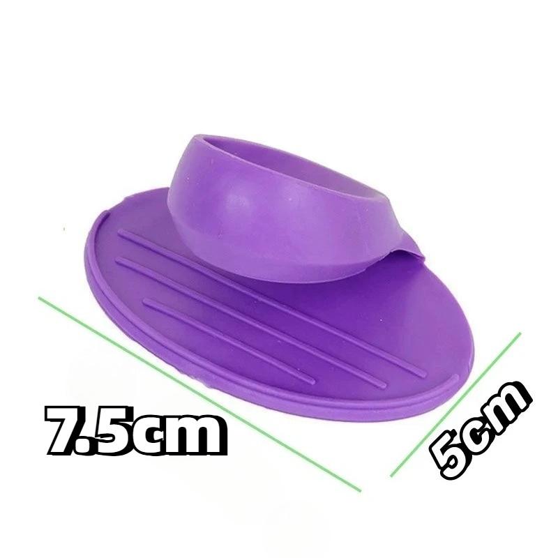 2/4/6/10pcs Random Color Silicone Insulated Finger Covers Insulated Gloves Nonslip Microwave Oven Hand Protector Kitchen Tools