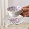 Mädchen Hochwertige Kaffeetasse Untertasse Kontinentale Frühstückstasse Keramiktasse High End Exquisit Leichter Luxus Nische High End Gefühl