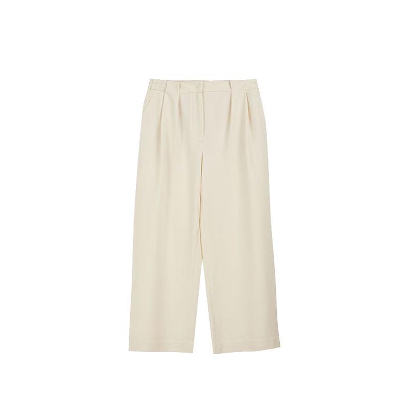 Haier Mans Women's Wool Blend Wide-Leg Trousers