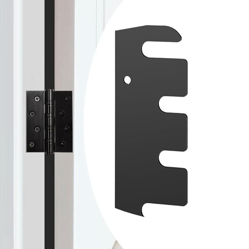 10Pcs Metal Door Hinge Spacers Reinforcement Plates Stainless Steel Door Hinge Shims Hardware Easy Installation