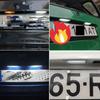 2pcs Car LED License Plate Number Light Lamp Error Free For Benz Smart Fortwo Coupe Convertible 450 451 W450