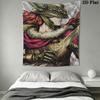 Malenia Blade Wall Hanging Printed Fabric Blanket Decorative Tapestries for Bedroom Living Room Home Decor