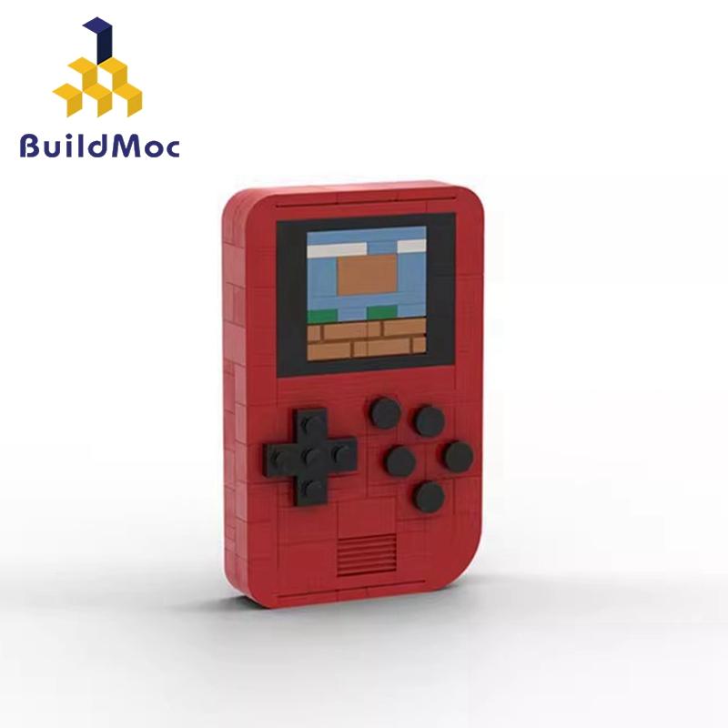 Buildmoc Creative Nostalgic Mini Game Player Console 111PCS Bricks MOC Set Building Blocks Kits Toys for Children Kids Gifts Toy