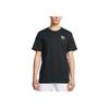Under Armour Golf Goin Under Cartoon Print Round Neck Breathable T-Shirt Men Tops Black 1386789-001
