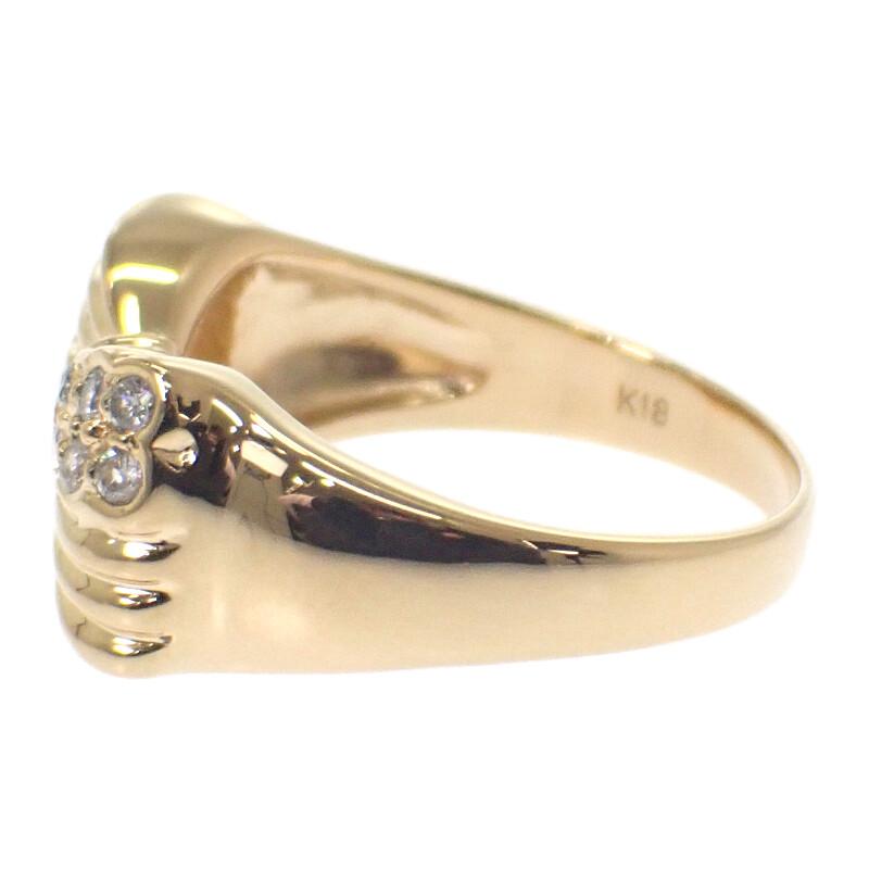 no brand  #12(JP Size) ring K18 yellow gold Women