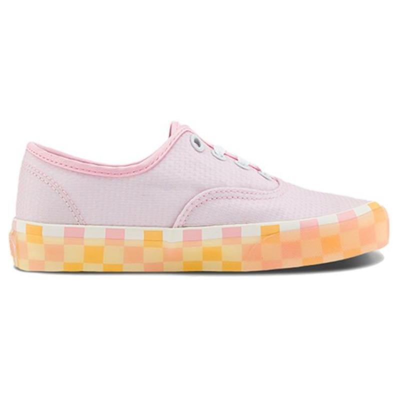 Vans Authentic Chengdu City Food Series Sakura Ice Powder Durable Low Top Sneakers Unisex Pink VN000EE30V7