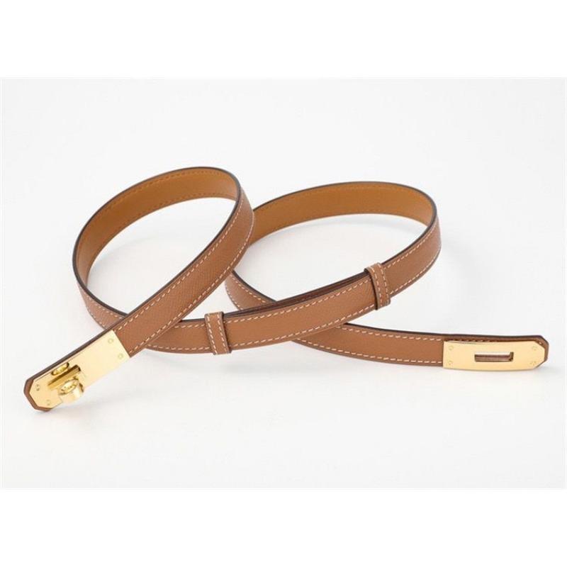 Dámská kožená přezka nastavitelný tenký pásek s šaty v pase Dvouvrstvý oblek z hovězí kůže bunda se zapínáním na pásek