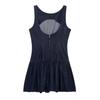 TAOP&ZA Women's Spring 2026 Denim-Effect Sleeveless Waist-Cinched Dress
