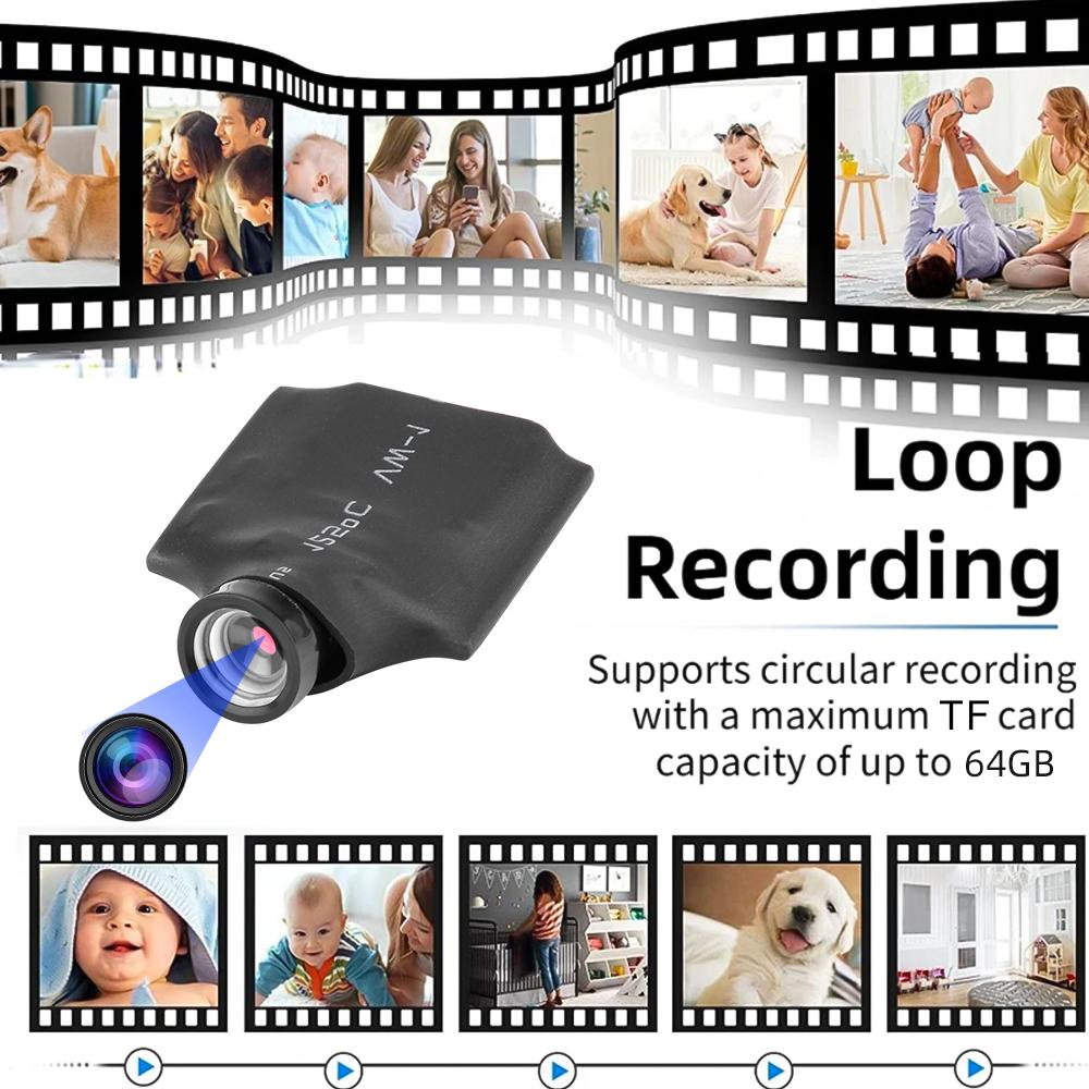 WiFi Mini Kamera 1080P HD DIY Tragbares Drahtlosmodul P2P Kamera Videorekorder Bewegungserkennung Heimüberwachung Kleine Camcorder