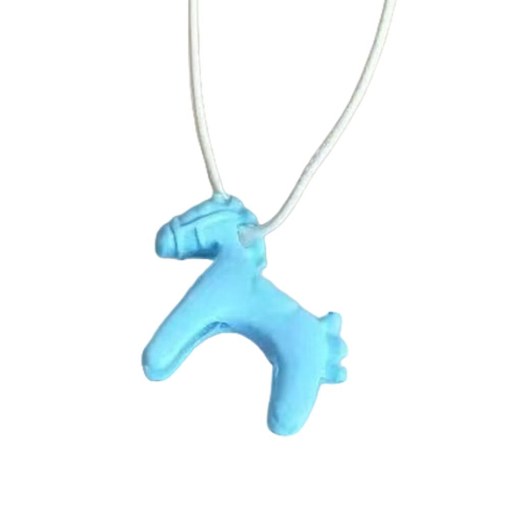 Horse Pendant Necklace Adjustable Horse Charm Necklace for Women Simple Jewelry Accessories