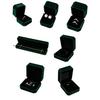 Velvet Jewelry Box, Dark Green Suede Flip Cover Hard Case, Scratch-Proof Shock-Proof Organizer, Jewelry Storage Box for Travel