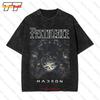 Pestilence Hadeon(Mort Athée Asphyxie Cynique Restes Squelettiques) T-shirt Oversize Vintage OVNQ