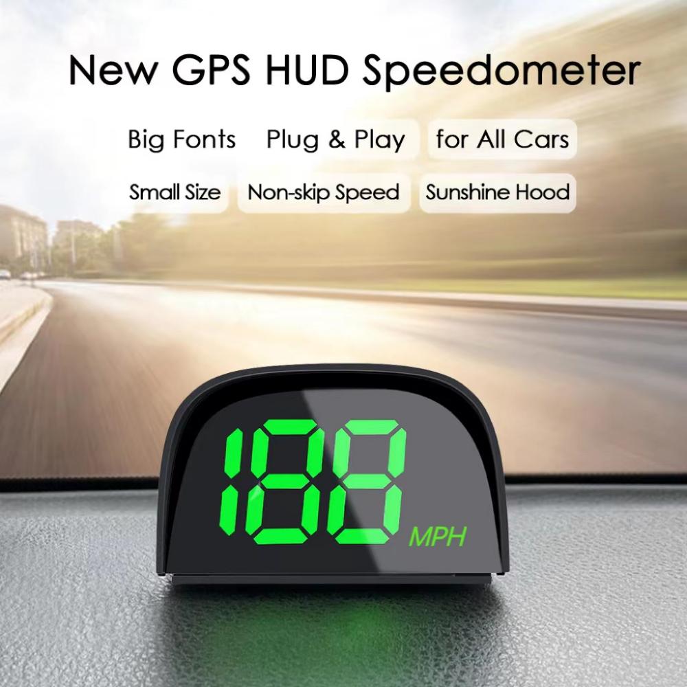 New HUD GPS Head Up Display Speedometer Odometer Car Digital Speed MPH Universal