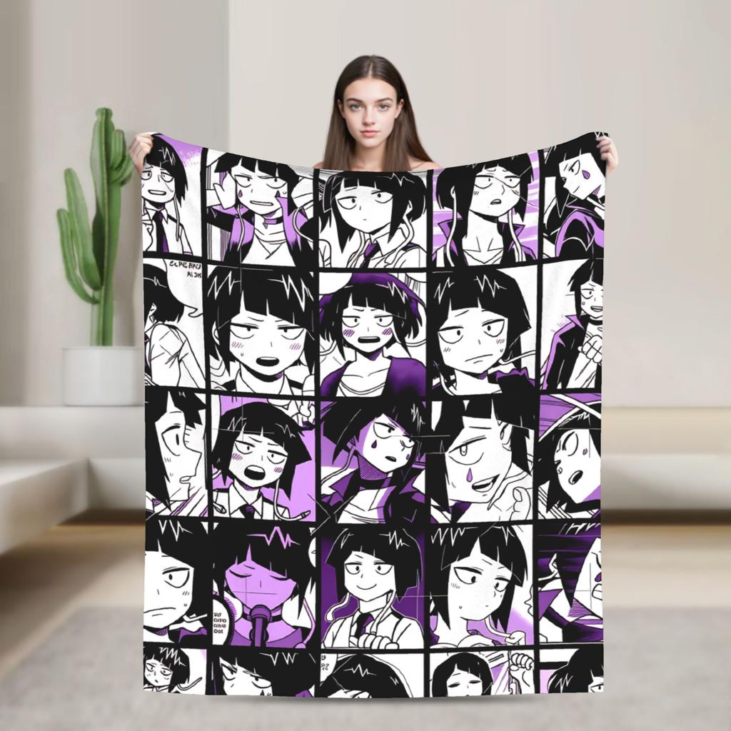 My Hero Academia Super Soft Blankets  Airplane Travel Plush Throw Blanket Aesthetic Couch Bed Flannel Bedspread Sofa Bed Cover
