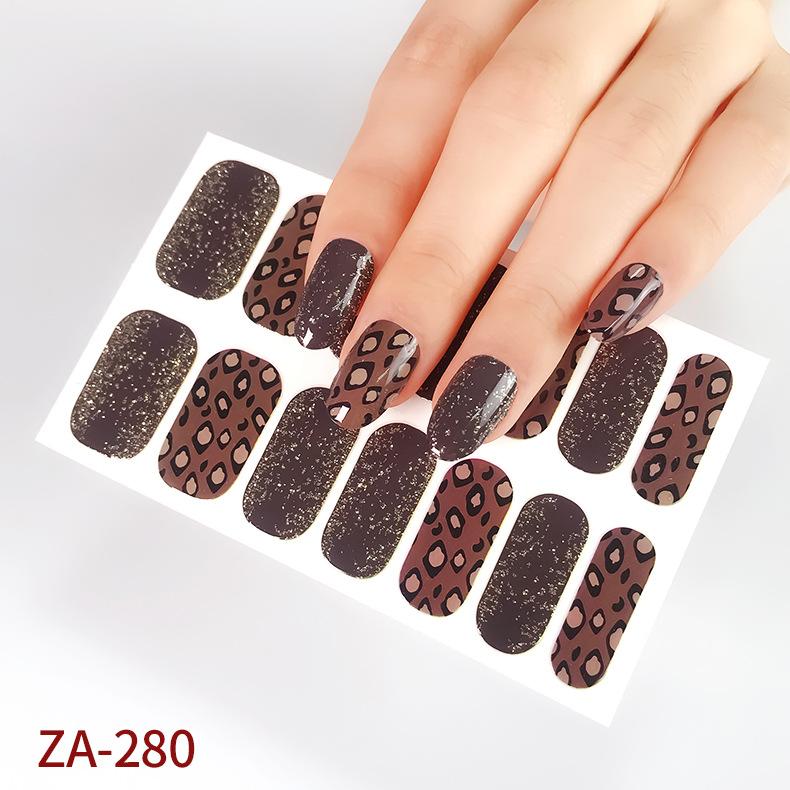 Nail Art Stickers Small Fresh Nail Art Stickers Leopard Print Nail Stickers Nail Stickers