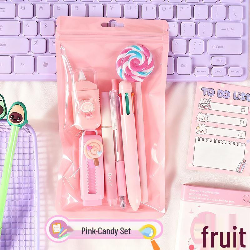 High-Value Stationery Gift Set for Kids: Lollipop-Themed Rewards for Students