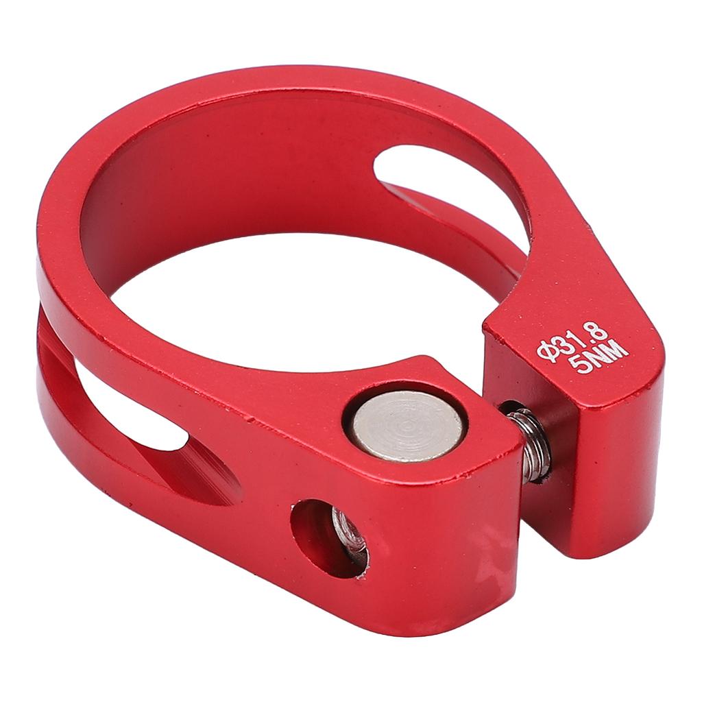 31.8mm Bike Seat Post Clamp Tube Clip Aluminium Alloy   Quick Release Seatpost Collar