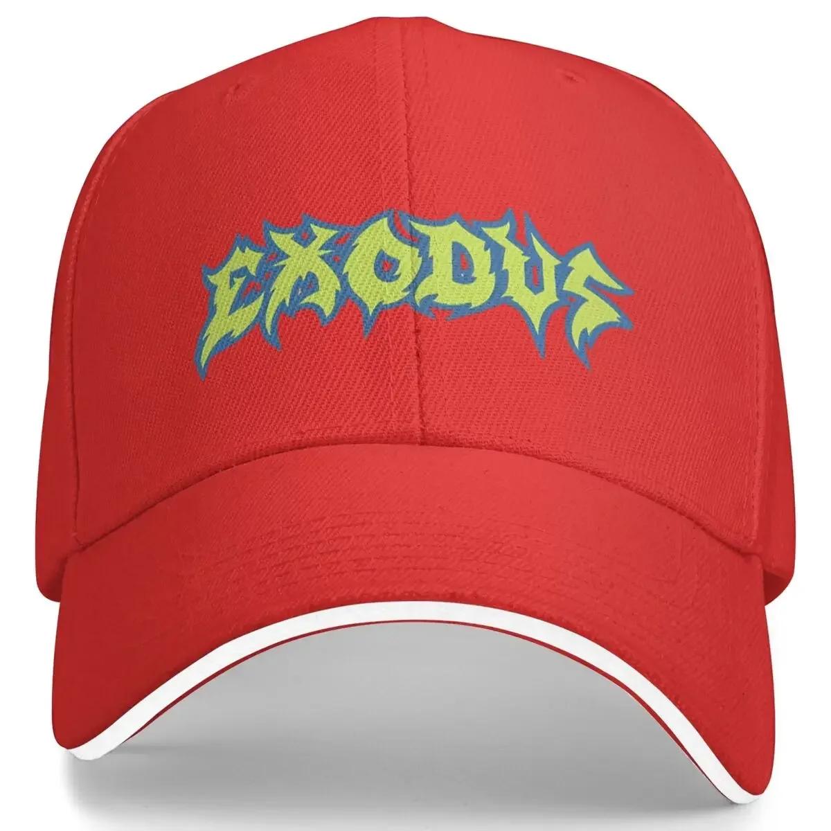 

Exodus Rock Band Outfit Baseball Cap Unisex Women Daily Headwear Metal Music Dad Hat Fashion Snapback Hat Adjustable Fit Large