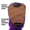 Perruques Rumi Princess Kpop Hunters Violettes à Longue Queue de Cheval de 80 cm Accessoire Prop de Cosplay d'Halloween