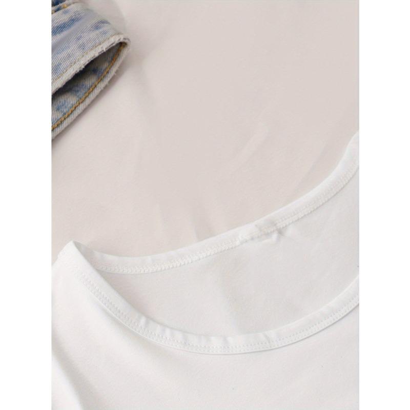 European Size Women'S Short-Sleeve Round-Neck T-Shirt with a Casual Sports Cartoon Print, Suitable for Women'S Athletic Wear.