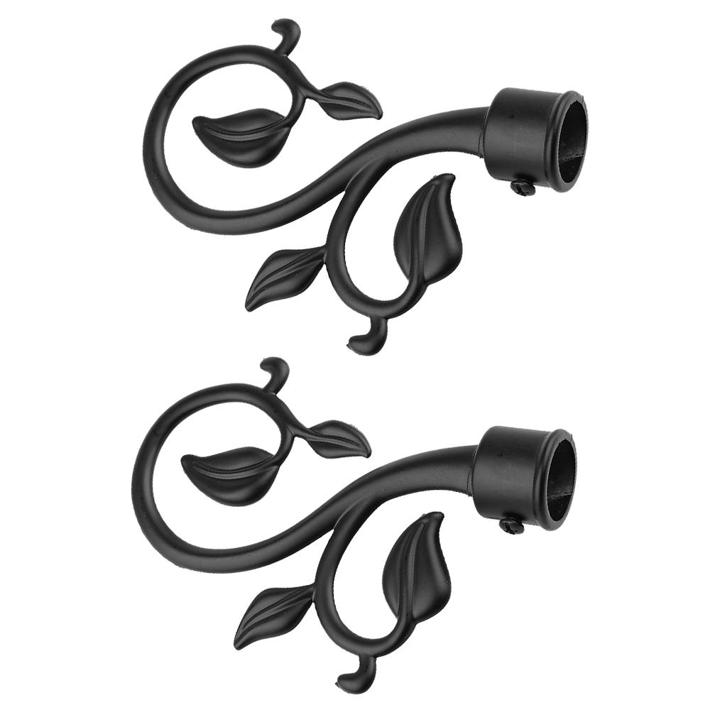 1 Pair Decorative Curtain Drapery Rod/Pole Finials Ends for 22mm Curtain Poles  Fashionable Design Curtain Decorative