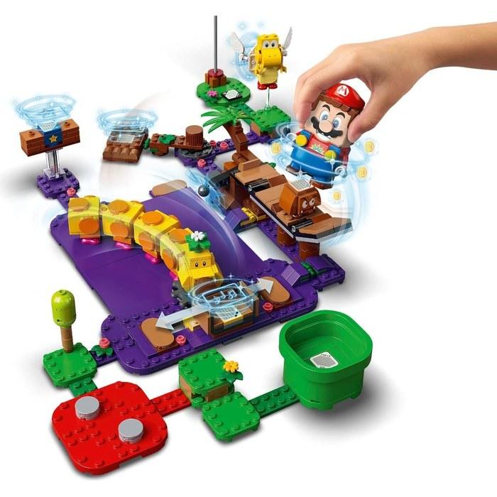 LEGO Mario Hanachan & Flurry Action Challenge Building Toy, Kuribo Patapata, 7+ Years 71383
