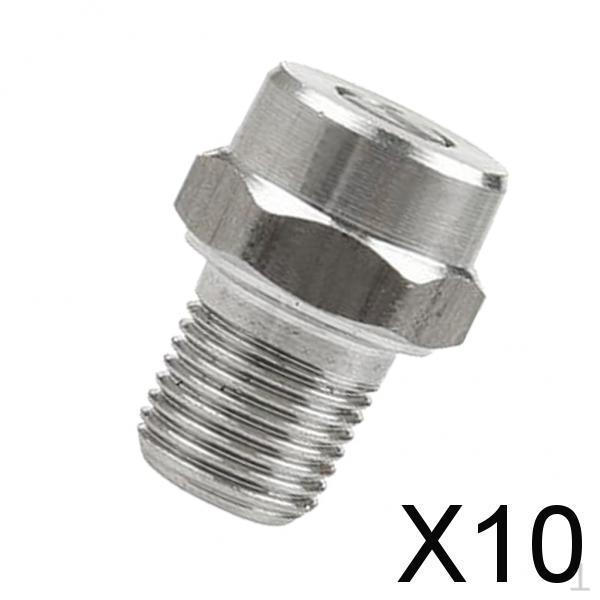 

10x Нержавеющие быстроразъемные фитинги NPT 1/8 дюйма 25 градусов подходят для садовых шлангов