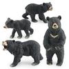 Black Bear Elegant Figurine Made From Highquality Pvc For Enthusiasts Nature
