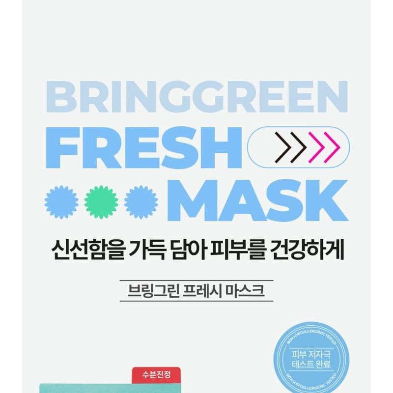 BRING GREEN - Fresh Mask Set - 6 Types