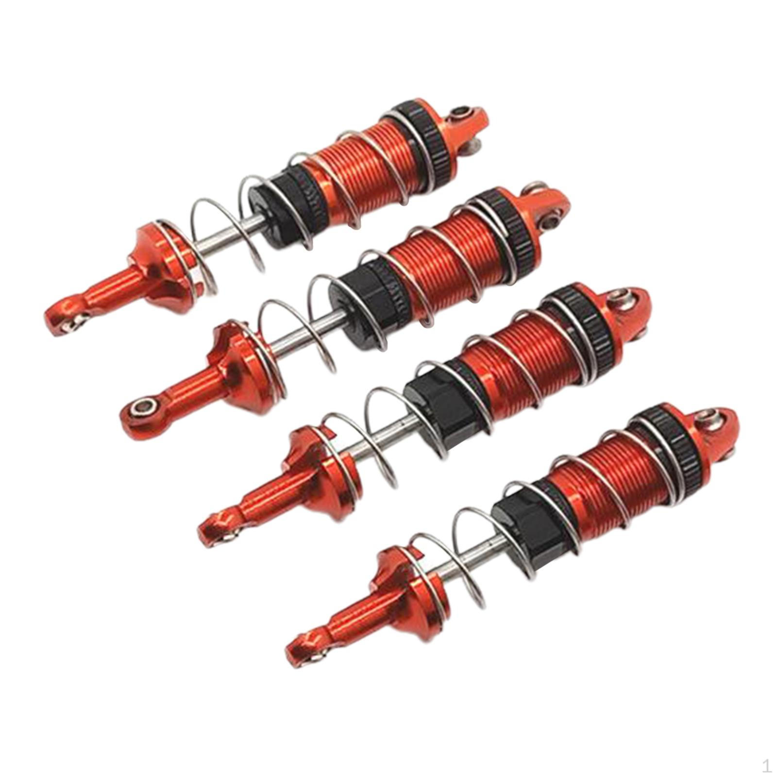 Заполненный амортизатор передний/задний для автомобиля, сменный аксессуар 74 мм red