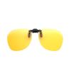 Polarized Flip-Up Clip-On Sunglasses for Men and Women with UV Protection Lenses for Nearsightedness