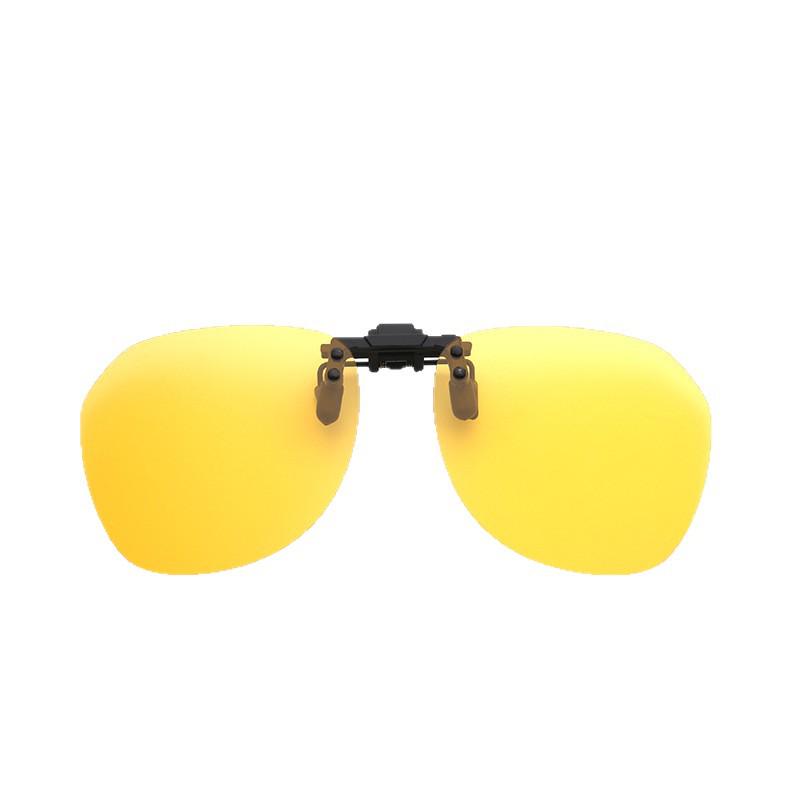Polarized Flip-Up Clip-On Sunglasses for Men and Women with UV Protection Lenses for Nearsightedness
