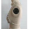 Pearls Body Chain Bra Multilayer Pearls Chest Chains Body Accessories Jewelry for Women Nightclub Raves Body Jewelry